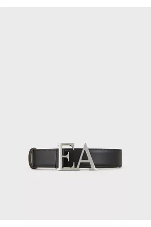 Emporio Armani OFFICIAL STORE Cintura In Pelle Con Fibbia Ea Sagomata