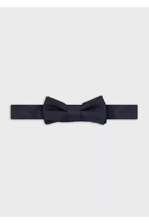 Emporio Armani OFFICIAL STORE Papillon In Pura Seta Aquila Jacquard All Over