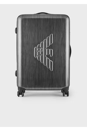 Emporio Armani Uomo Borse da viaggio - Trolley Large In Abs Con Maxi Aquila A Rilievo