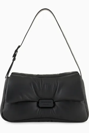 Emporio Armani Maxi borsa a spalla in nappa puffy
