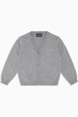 Emporio Armani Cardigan scollo V in misto lana