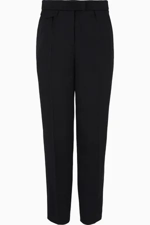 Giorgio Armani Pantaloni dritti in lana vergine