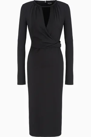 Giorgio Armani Vestito longuette in misto viscosa ASV