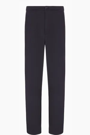 Giorgio Armani Pantaloni in doppio jersey di cotone