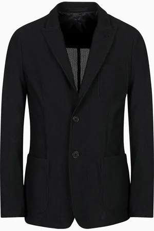 Giorgio Armani Giacca monopetto Icon in gaufré tecnico