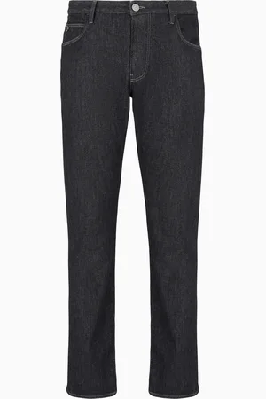 Giorgio Armani Pantalone 5 tasche slim fit in denim di cotone stretch