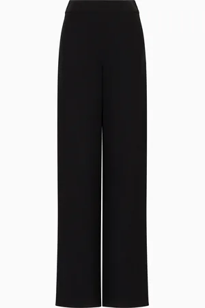 Giorgio Armani Pantaloni dritti in cady di seta