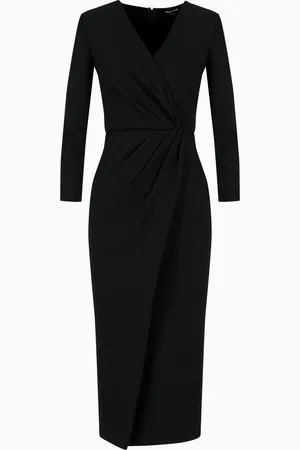 Giorgio Armani Abito longuette in misto viscosa punto Milano