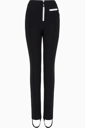 Giorgio Armani Leggings sci con staffe in tessuto stretch tecnico Neve