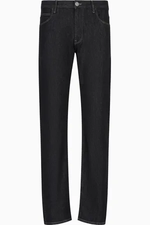 Giorgio Armani Pantalone 5 tasche regular fit in denim di cotone stretch