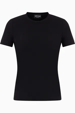 Giorgio Armani T-shirt in jersey di viscosa stretch