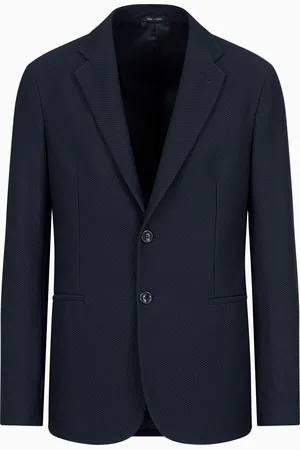 Giorgio Armani Giacca monopetto in gaufré tecnico
