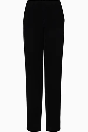 Giorgio Armani Pantaloni dritti in velluto