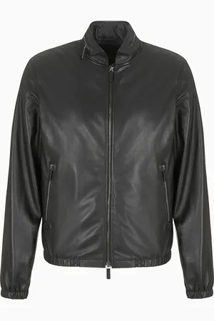 Giorgio Armani Blouson in nappa con zip