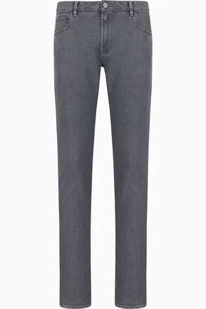 Giorgio Armani Pantalone 5 tasche slim fit in denim di cotone stretch