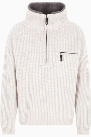 Giorgio Armani Neve Maglia a lupetto in cashmere e montone