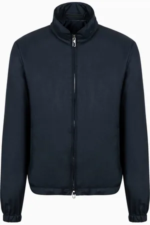 Giorgio Armani Blouson Icon in gabardine di misto cashmere