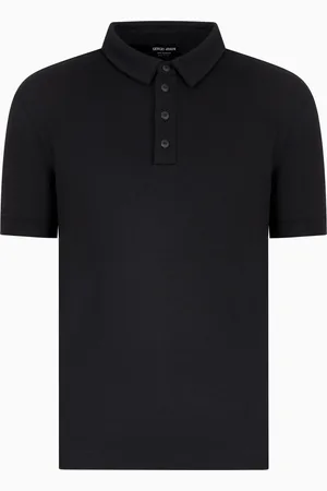 Giorgio Armani Polo in interlock di puro cashmere