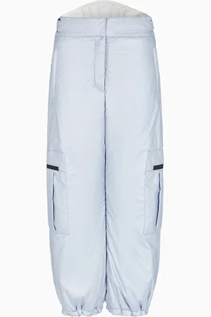 Giorgio Armani Neve Pantaloni imbottiti in tessuto perlato