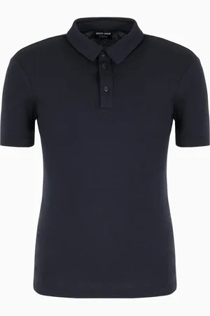 Giorgio Armani Polo in interlock di puro cashmere