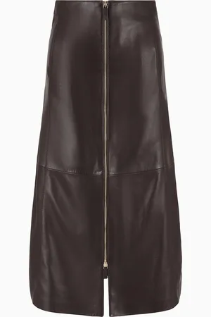 Giorgio Armani Gonna longuette in nappa