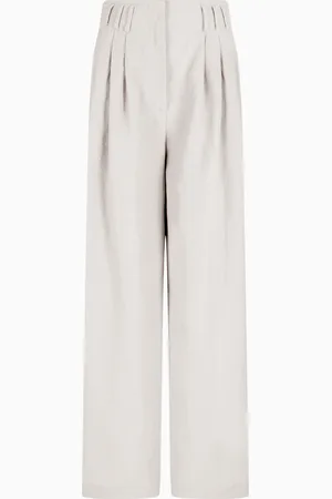Giorgio Armani Pantaloni ampi in lino