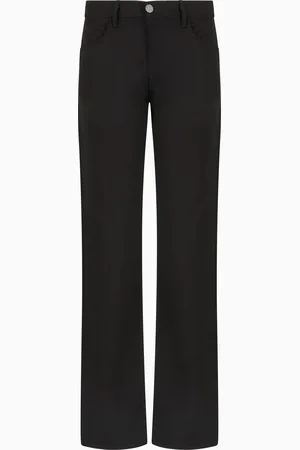 Giorgio Armani Pantalone 5 tasche regular fit in lana vergine