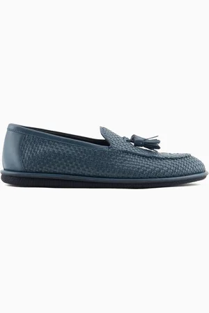 Giorgio Armani Mocassini in nappa intrecciata con nappine