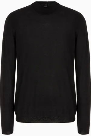 Giorgio Armani Maglia lupetto Icon in cashmere