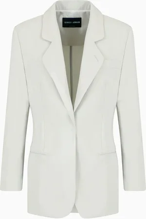 Giorgio Armani Giacca monopetto in seta lavata