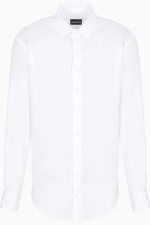 Giorgio Armani Camicia regular fit in lino