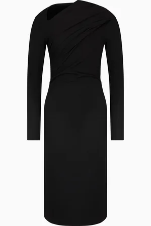 Giorgio Armani Abito longuette in misto viscosa punto milano