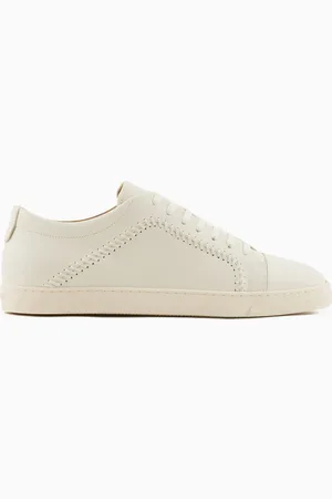 Giorgio Armani Sneakers in nappa con infilature