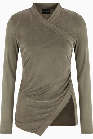 Giorgio Armani Maglia in jersey di cupro