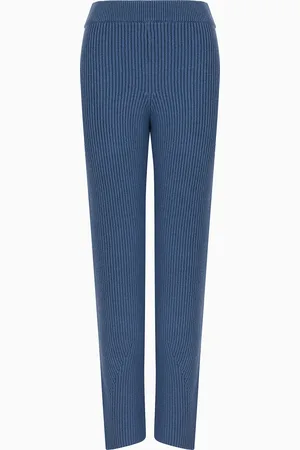 Giorgio Armani Neve Pantaloni in cashmere a coste