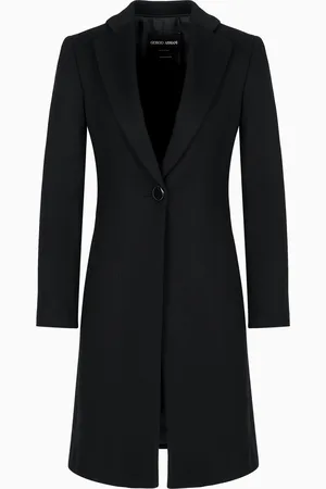 Giorgio Armani Cappotto monopetto in puro cashmere