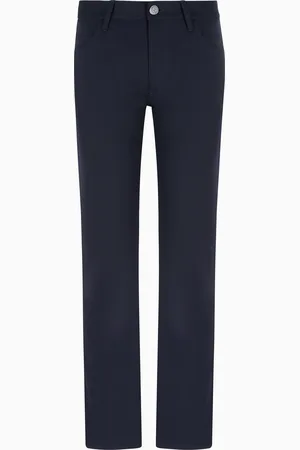 Giorgio Armani Pantalone 5 tasche regular fit in lana vergine