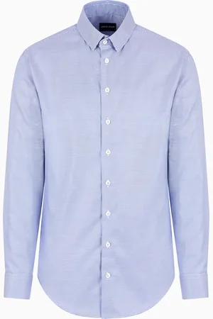 Giorgio Armani Camicia regular fit in seta stampata