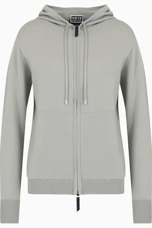 Giorgio Armani Neve Felpa con cappuccio in interlock di cashmere
