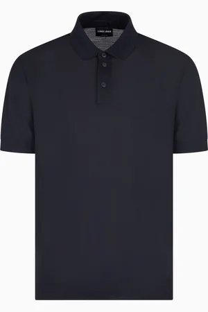 Giorgio Armani Polo in piquet di pura lana vergine