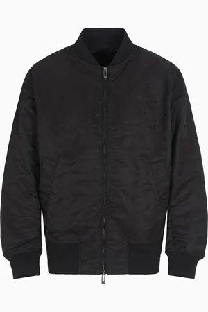 Emporio Armani Blouson in nylon ricamo micro eagle all over