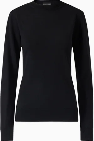 Emporio Armani Maglione girocollo in pura lana vergine