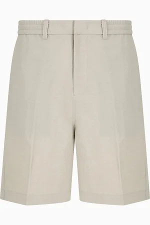 Emporio Armani Bermuda con retro elastico in nylon seersucker