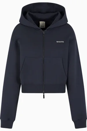 Emporio Armani Felpa con zip e cappuccio Capsule Peace ASV