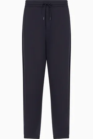 Emporio Armani Pantaloni jogger con coulisse in double jersey ASV