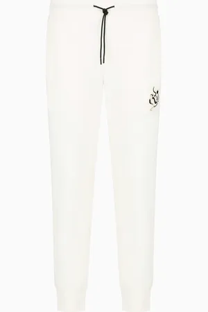 Emporio Armani Jogger in double jersey con ricamo Lunar New Year ASV