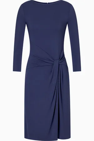 Emporio Armani Abito con torchon in jersey interlock