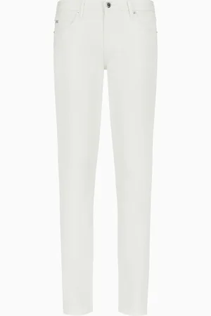 Emporio Armani Pantaloni J06 slim fit in gabardina comfort stretch