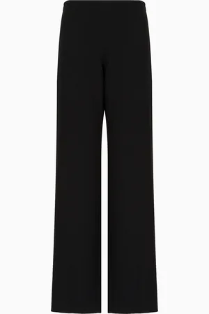 Emporio Armani Pantaloni palazzo in cady crepe