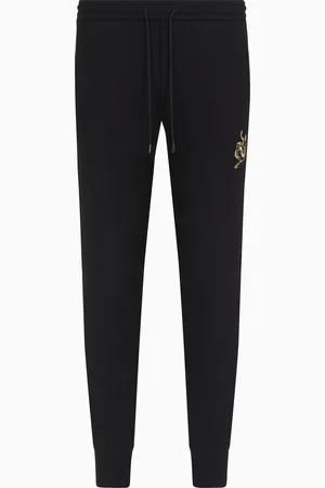 Emporio Armani Jogger in double jersey con ricamo Lunar New Year ASV